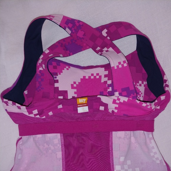 Lucy Pink Digital Camo Power Workout Tank - Picture 3 of 8
